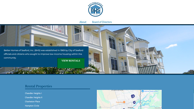Better Homes of Seaford Website